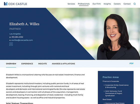 Screenshot of Portfolio