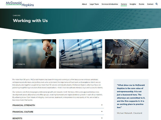 Screenshot of Portfolio