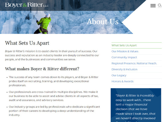 Screenshot of Portfolio