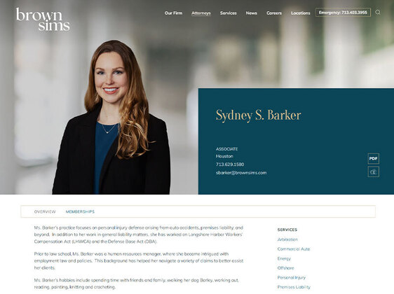 Screenshot of Portfolio