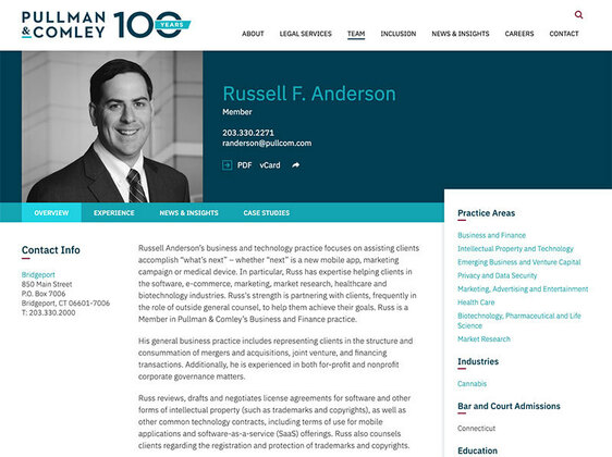 Screenshot of Portfolio